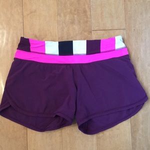 Lululemon Groove Run Shorts Plum